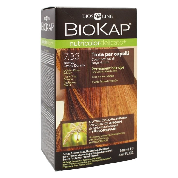 BioKap Nutricolor Delicate Haarfarbe Nuance 7.33 Weizengoldblond