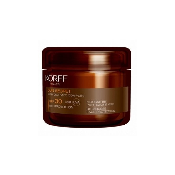 Korff Sun Secret Mousse Bb Face SPF 30 Farbe 01 Bernstein 50ml