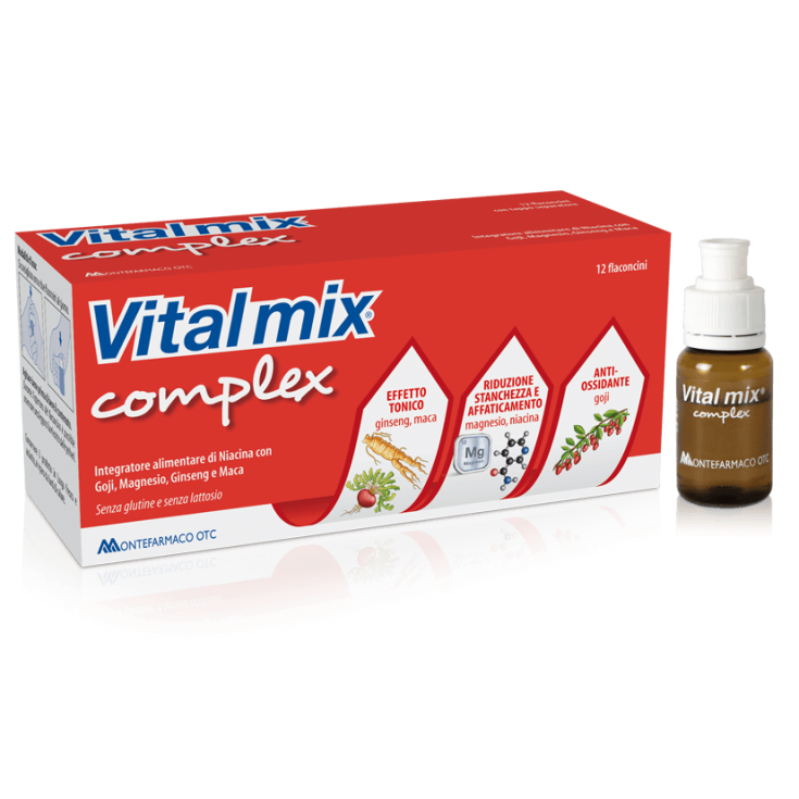 Montefarmaco Vitalmix Complex Nahrungsergänzungsmittel 18 Flaschen 10ml