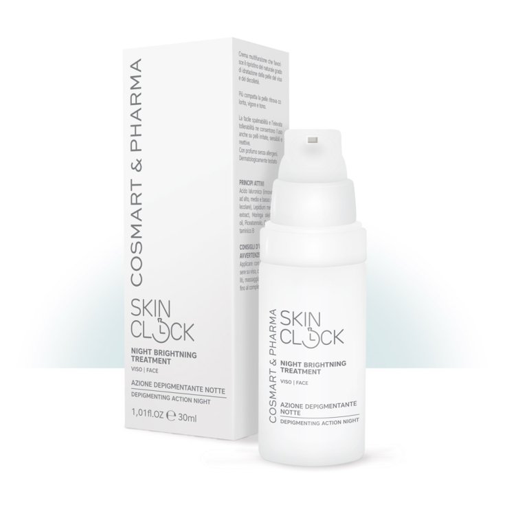 SkinClock Night Brightning Treatment Gesichtscreme mit depigmentierender Wirkung 30 ml