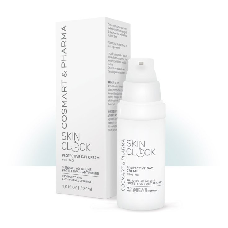 SkinClock Protective Day Face Serum Gel Schutz- und Anti-Falten-Wirkung 30 ml