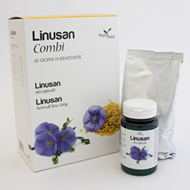 Phytoitalia Linusan Kombi-Nahrungsergänzungsmittel 30 Kapseln + 23 g Pulver