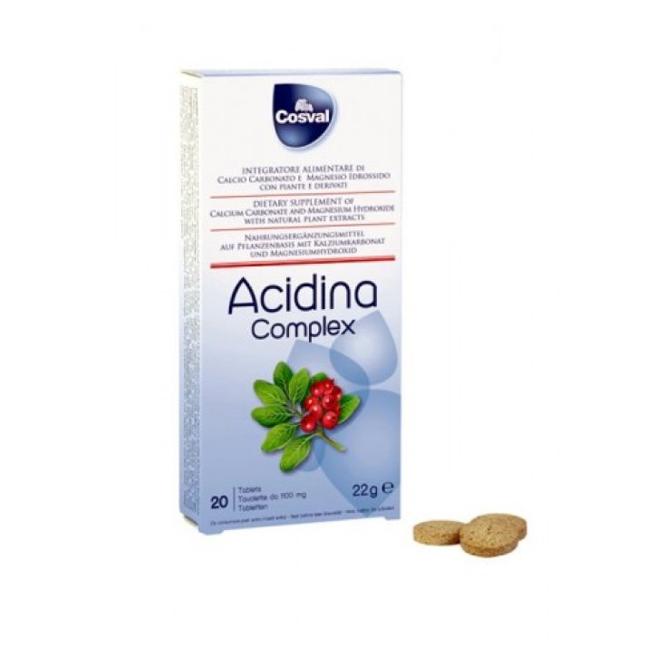 Cosval Acidina Complex Nahrungsergänzungsmittel 20 Tabletten