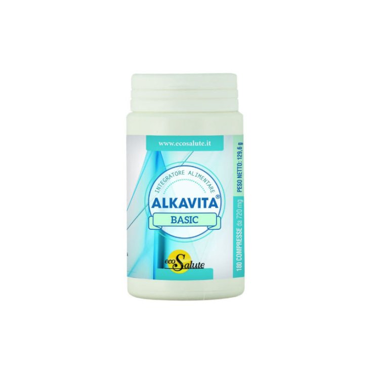 Ecosalute Alkavita Basisches Nahrungsergänzungsmittel 180 Tabletten