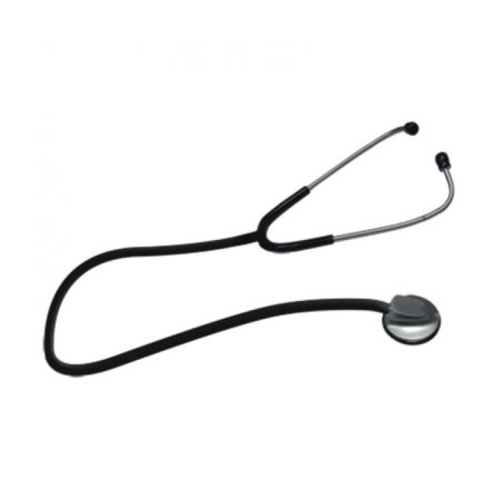 Stethoskop für Erwachsene - Deluxe mit schwarzem Flachkopf