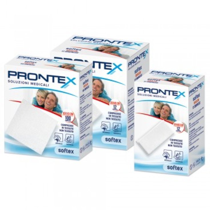 Safety Prontex Softex Sterile Tabletten 10x10cm 12 Stück