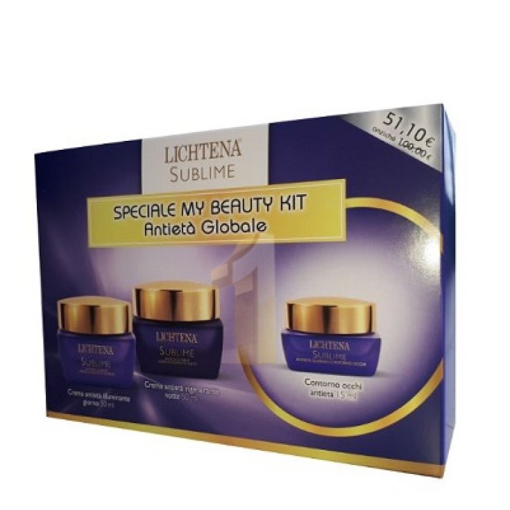 Lichtena Sublime Kit Anti-Aging-Tagescreme 50 ml + Nachtcreme 50 ml + Augencreme 15 ml