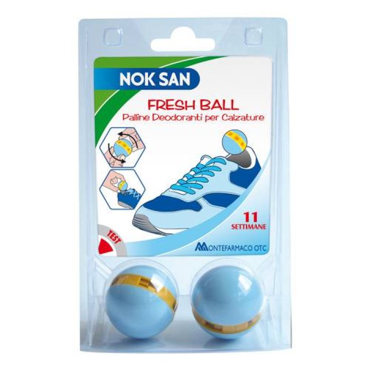 Nok San Fresh Ball Balls Deodorant für Schuhe 2 Bälle