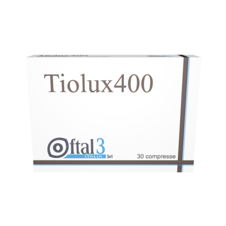 Oftal 3 Italia Tiolux 400 Nahrungsergänzungsmittel 30 Tabletten