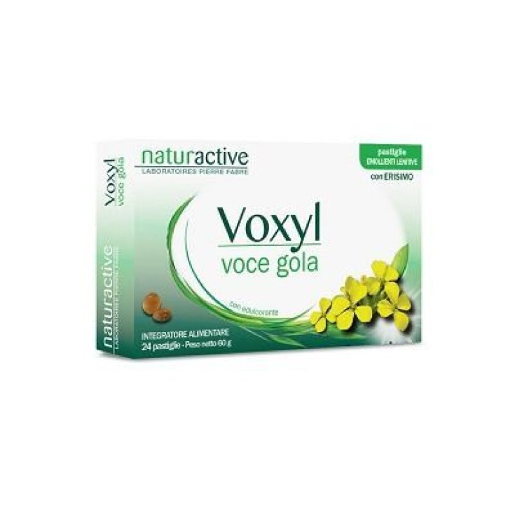 NaturActive Voxyl Voce Throat Nahrungsergänzungsmittel 24 Tabletten