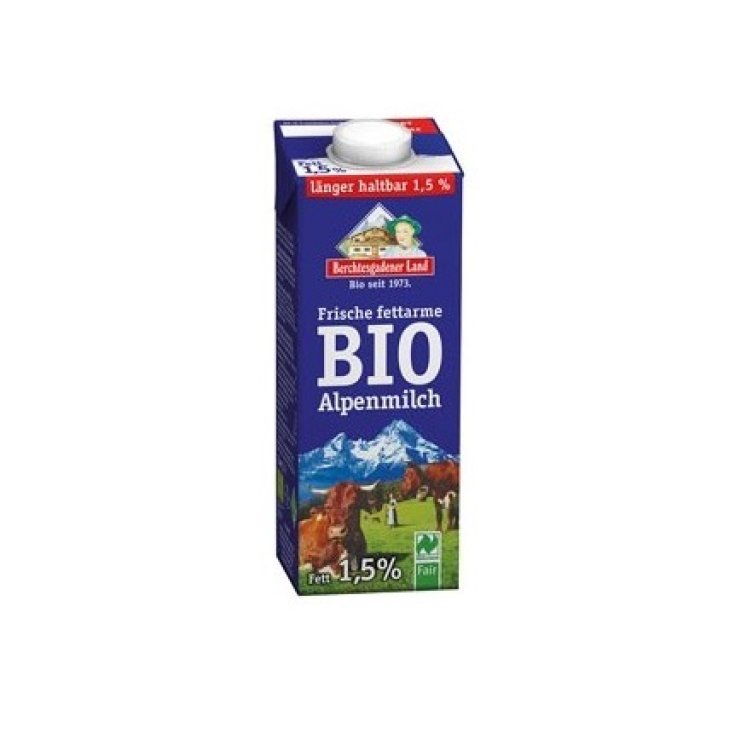 Ki Berchtesgadener Land Bio Halbentrahmte H-Milch UHT 1 Liter