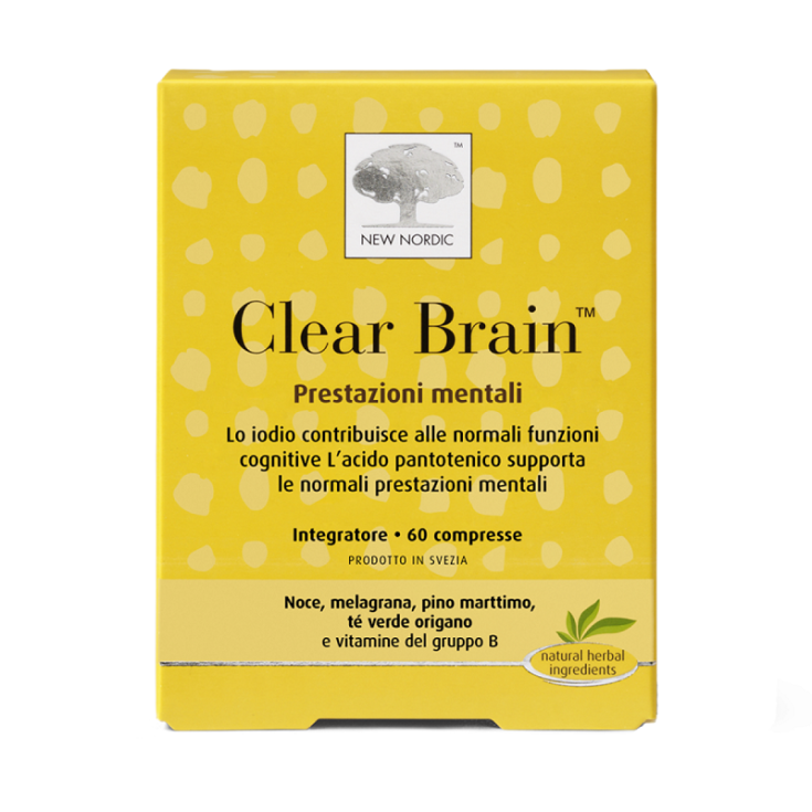 Clear Brain Nahrungsergänzungsmittel 60 Tabletten