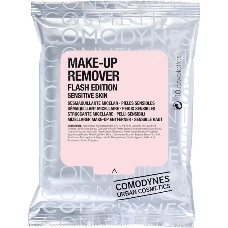 Comodyne Make-Up Remover Flash Edition Empfindliche Haut Empfindliche Haut 20 Abschminktücher