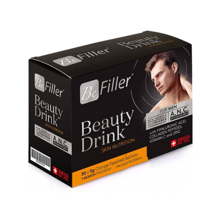 Be Filler Beauty Drink Skin Nutrition For Men Nahrungsergänzungsmittel 30 Beutel