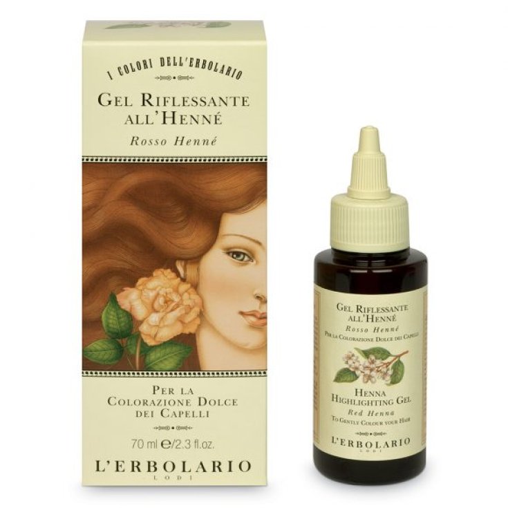 L'Erbolario Reflektierendes Gel mit rotem Henna - Zum Färben der Haare 70ml