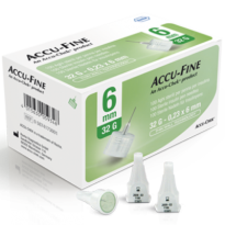 Roche Accu-Fine Nadelstift G32 6mm 100 Stück