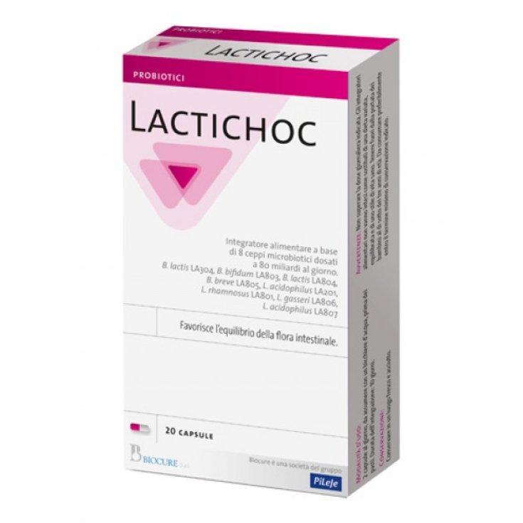 Biocure Laktichoc Nahrungsergänzungsmittel 20 Kapseln