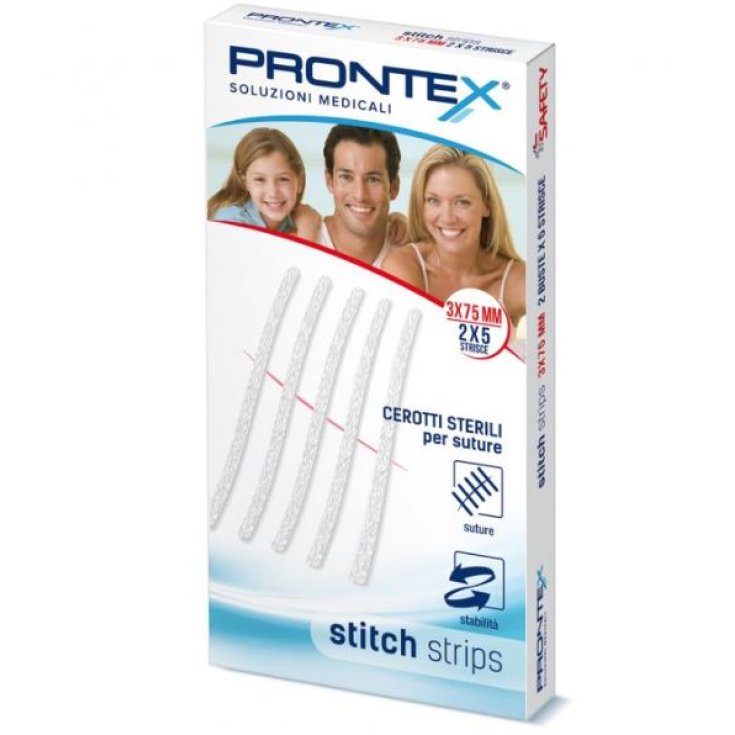 Safety Prontex Stitch Strips Nahtpflaster 3x75cm 10 Stück