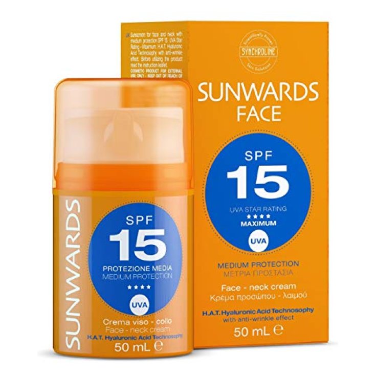 Synchroline Sunwards Gesichts- und Halscreme SPF 15 Gesichts- und Halscreme 50 ml