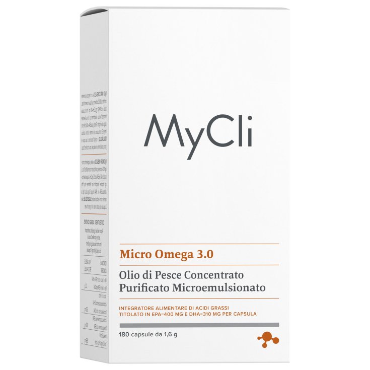 Mycli Omega 3,0 Nahrungsergänzungsmittel 180 Kapseln