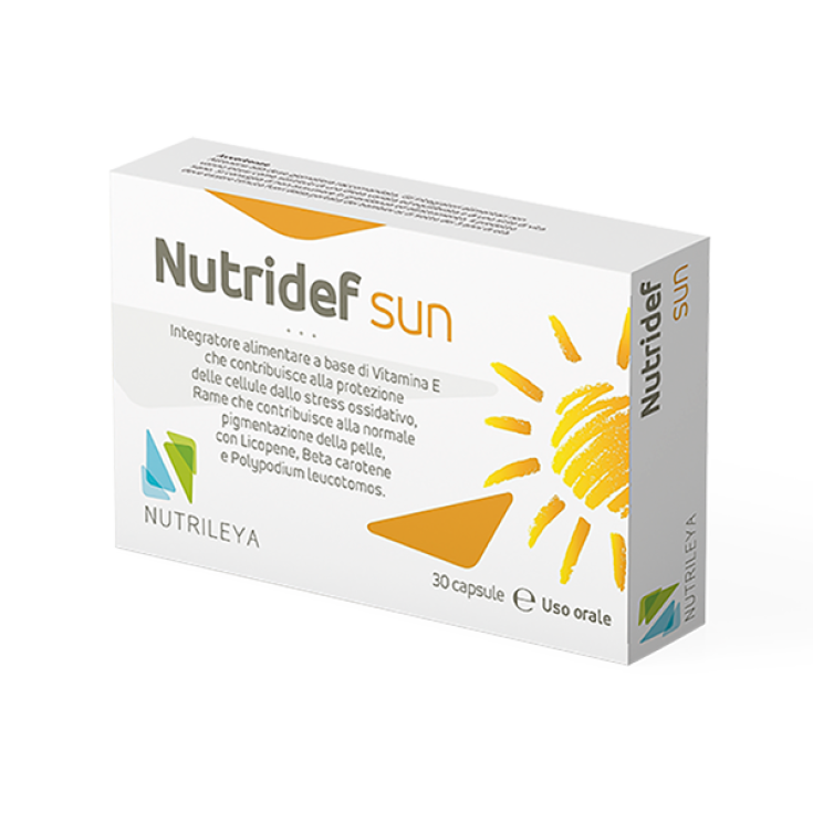 Nutrileya Nutridef Sun Nahrungsergänzungsmittel 30 Kapseln
