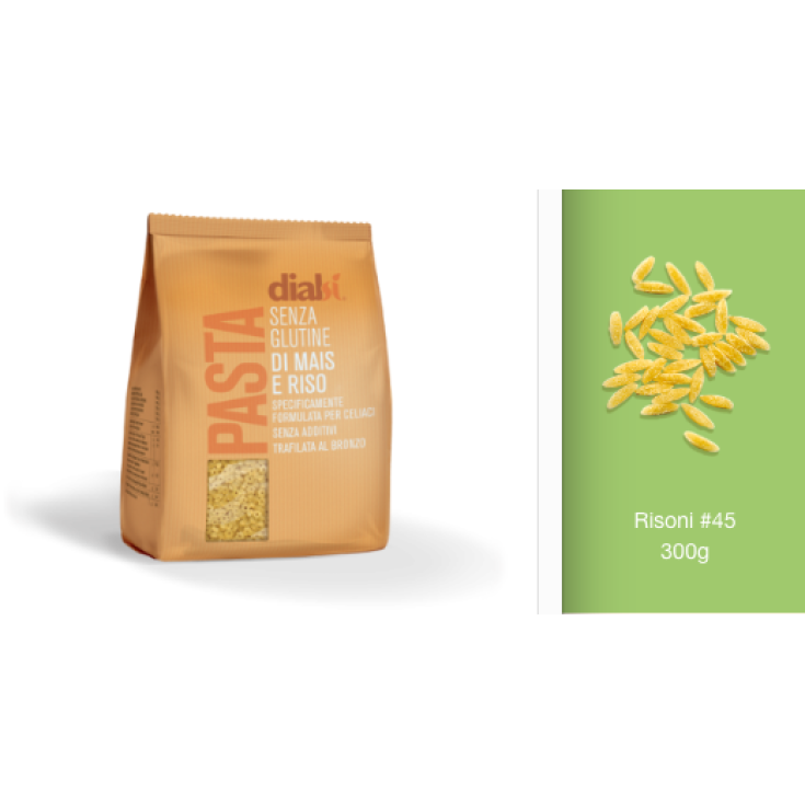 Dialsì® Glutenfreie Mais-Reis-Nudeln Risoni Format 300g