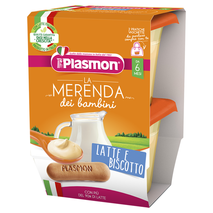 Plasmon La Merenda Milch und Keks 2x120g