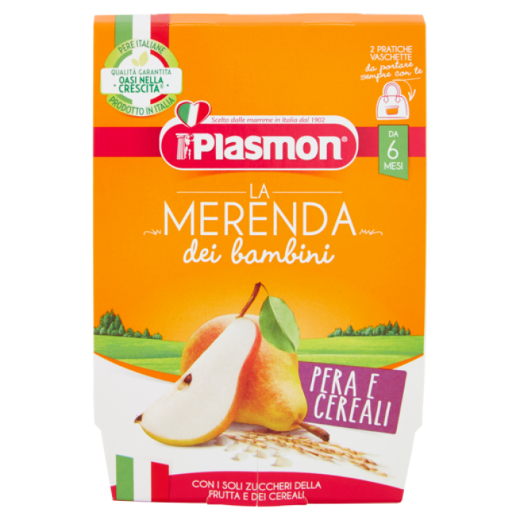 Plasmon Kindersnack Birne und Müsli 2x120g