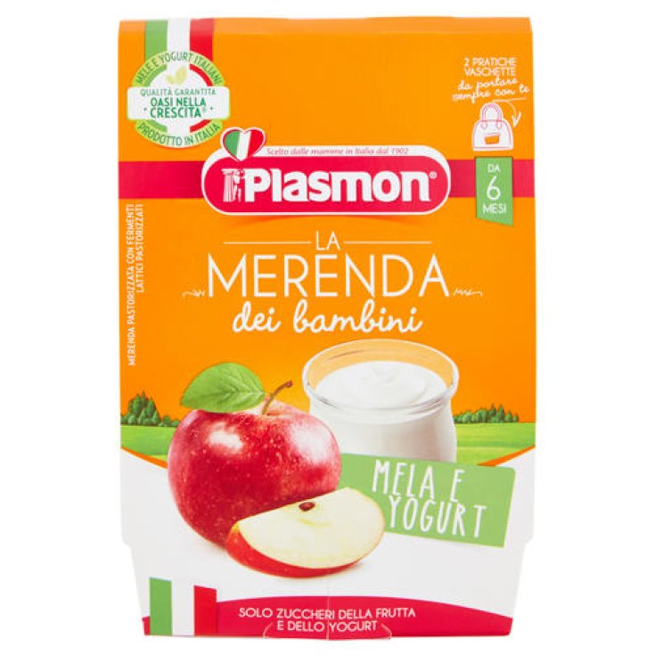 Plasmon Kindersnack Apfel und Joghurt 2x120g