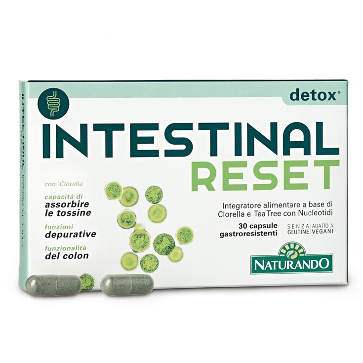 Intestinal Reset Glutenfreies Nahrungsergänzungsmittel 30 magensaftresistente Kapseln