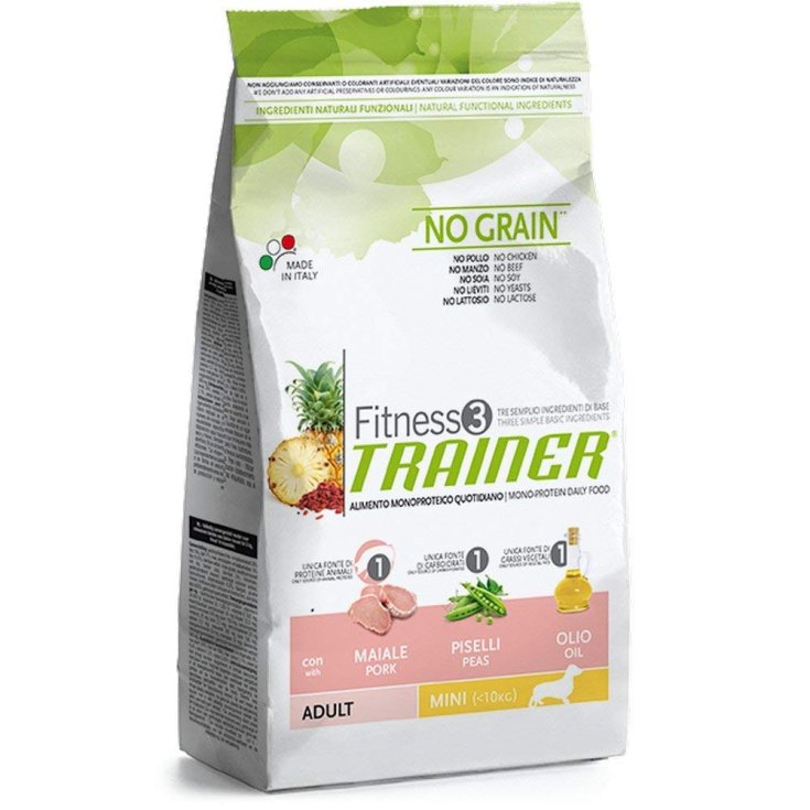 Trainer Fitness 3 Adult Mini Schweinefleisch mit Erbsen und Öl 2kg