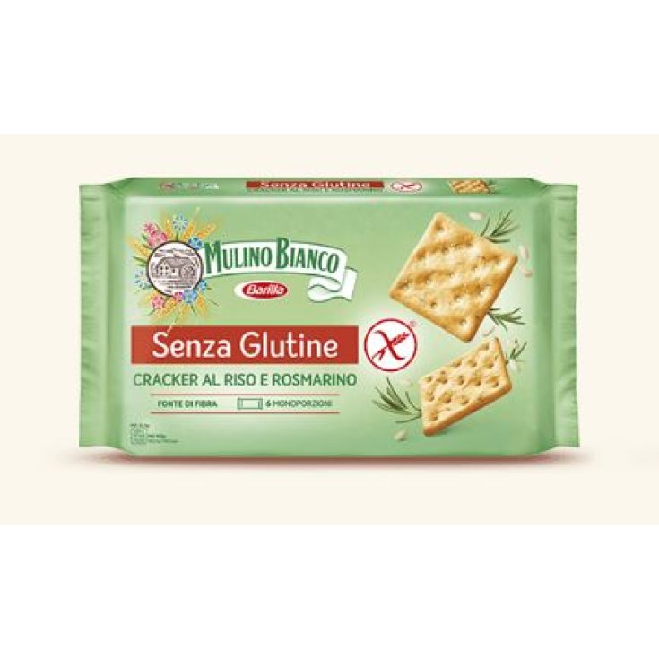 Mulino Bianco Cracker mit Reis und Rosmarin Glutenfrei 200g