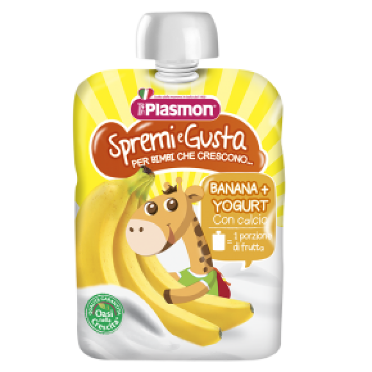Plasmon Squeezer And Enjoy Banane und Joghurt 85g