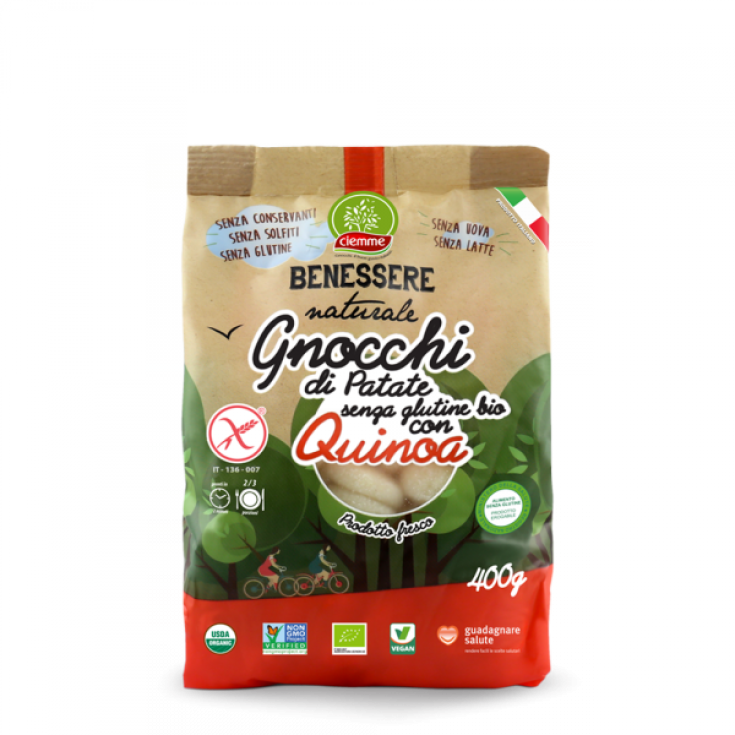 Ciemme Natural Wellness Glutenfreie Bio-Kartoffel-Gnocchi mit Quinoa 400g