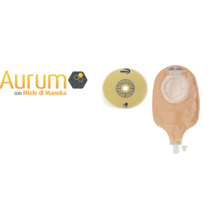 Aurum2 Konvexe Urostomieplatte 55 mm Ausschnitt 5 Platten