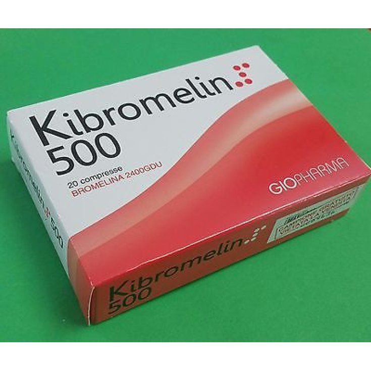 Giopharma Kibromelin 500 Nahrungsergänzungsmittel 20 Tabletten