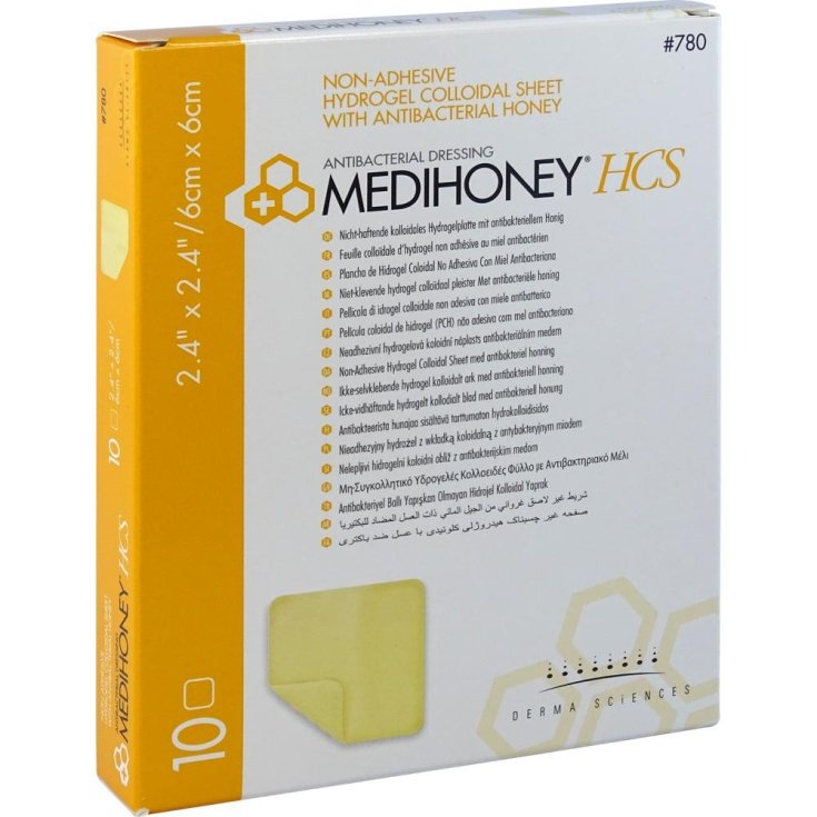 Medihoney Hcs 6x6cm 10 Stück