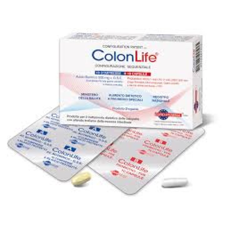 Colonlife Nahrungsergänzungsmittel 10 Tabletten + 10 Kapseln