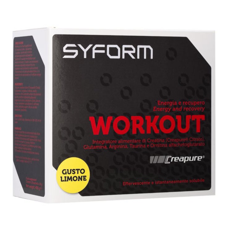 Syform Workout Lemon Nahrungsergänzungsmittel 10 Umschläge