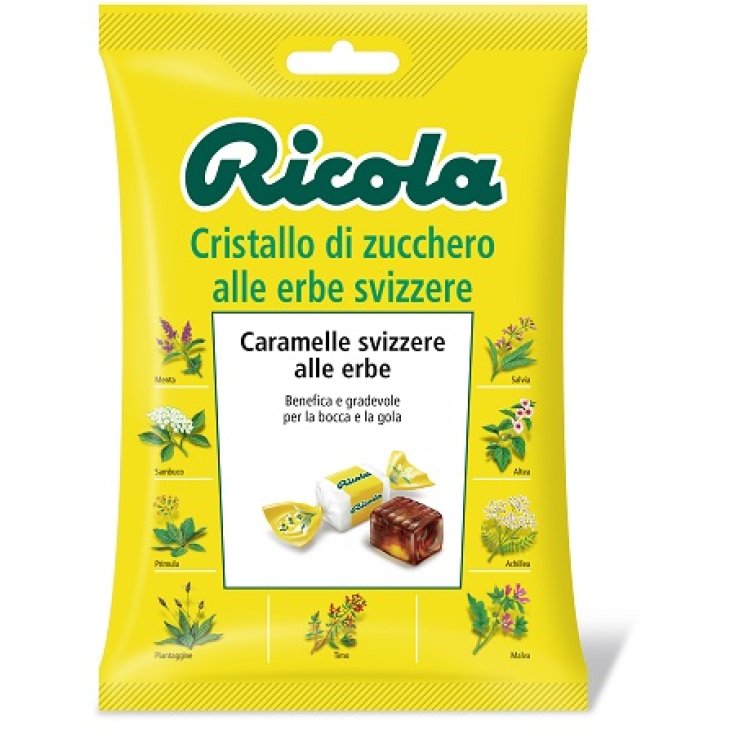 Ricola Kristallzucker mit Schweizer Kräuter Bonbons 78g