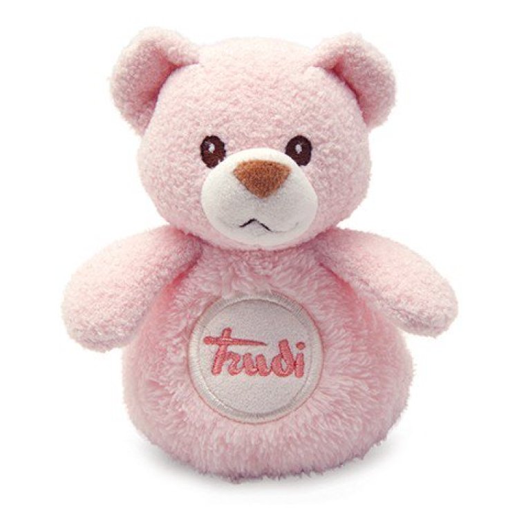 Trudi Quietsche Rosa Bär 12cm