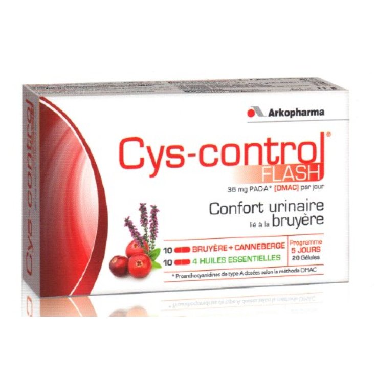 Cys Control Flash Nahrungsergänzungsmittel 20 Kapseln