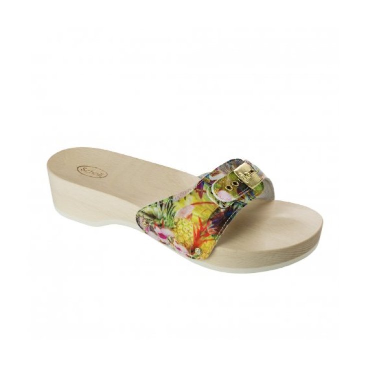 Dr Scholl's Pescura Absatzstoff Damen Hellblau / Fantasy 35