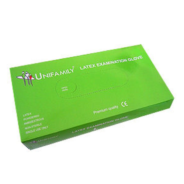 Unifamily Medical Line Latexhandschuhe L 100 Stück