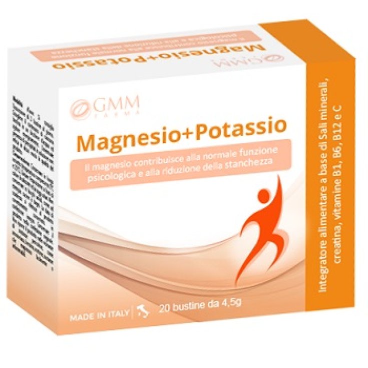 GMM Magnesium- und Kalium-Nahrungsergänzungsmittel 20 Beutel