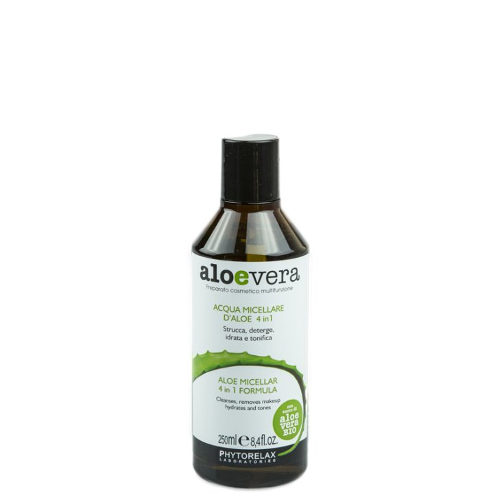 Phytorelax Aloevera 4in1 Aloe Micellar Water Entfernt Make-up Reinigt Hydratisiert Töne 250ml