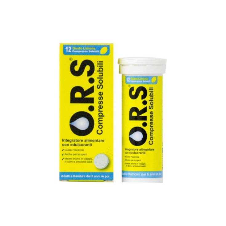 ORS Lemon Nahrungsergänzungsmittel 12 lösliche Tabletten