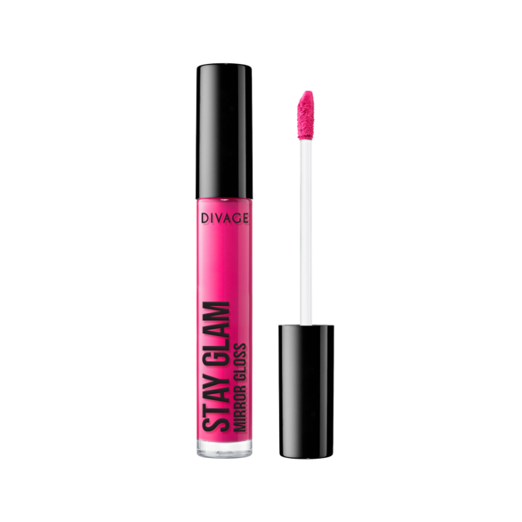 Divage Stay Glam Lipgloss mit Spiegeleffekt 2 Electric Fuchsia