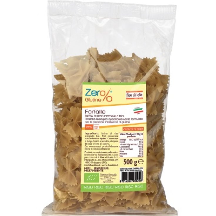 Fior Di Loto Bio-Schmetterlinge aus braunem Reis 500g