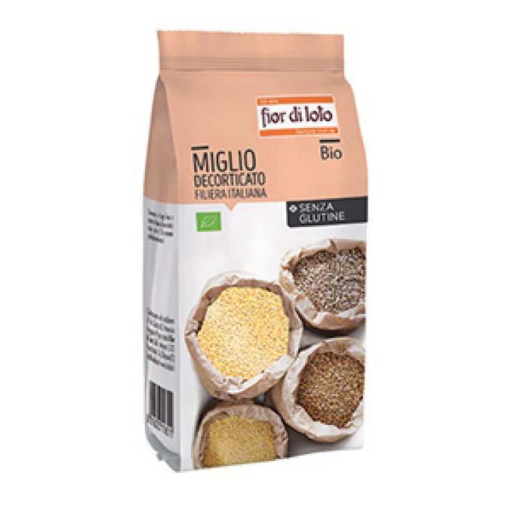 Fior Di Loto Geschälte Hirse Italien Bio Glutenfrei 400g